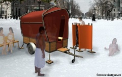 Мобильная раскладная баня Folding Sauna предназначена для любителей попариться в походах